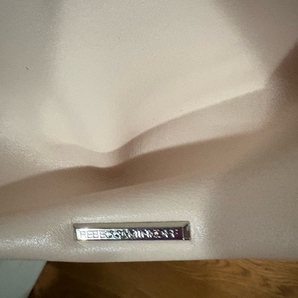 NWT Rebecca Minkoff light pink Satchel Leather Handbag - Picture 5 of 7